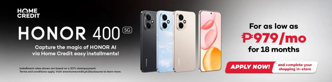 Brand Launch Honor 400 as low as 0% Interest