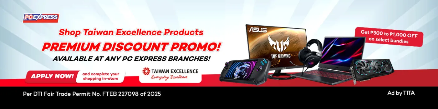 PC Express Taiwan Excellence Promo