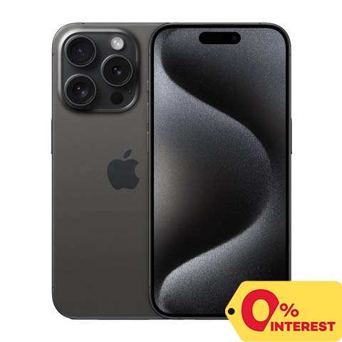 #28 Apple iPhone 15 Pro Max 1TB, Black Titanium Cellphone Mobile