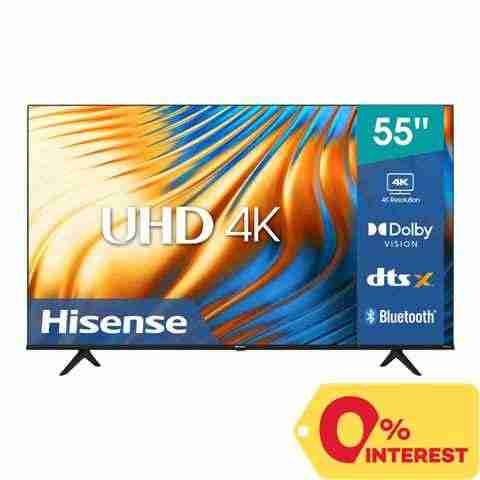 #04 Hisense 55" 4K Ultra HD Smart TV UHD55A6H TV