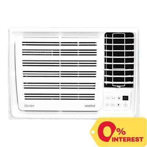 #02 Carrier 1.0HP Inverter Window Type Airconditioner WCARH009EEVC2 Air Conditioner