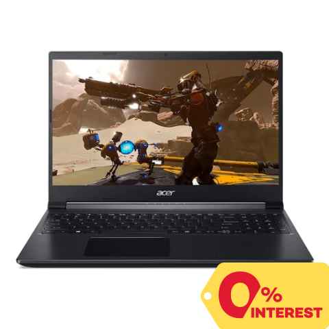 #08 Acer Aspire 7 A715-42G-R5C5 AMD Ryzen™ 5 5500U NVIDIA® GeForce® RTX™ 3050 Charcoal Black Work/Personal Laptop