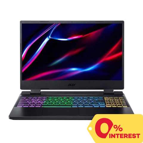 #09 Acer Nitro 5 AN515-58-50YE Intel® Core™ i5-12500H NVIDIA® GeForce® RTX™ 3050 Obsidian Black Gaming Laptop