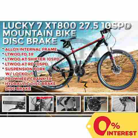 27.5" Rhino Lucky 7 XT800 Mountain Bike