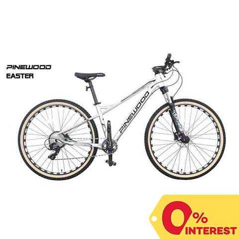 Pinewood Easter Mountain Bike Silver Black